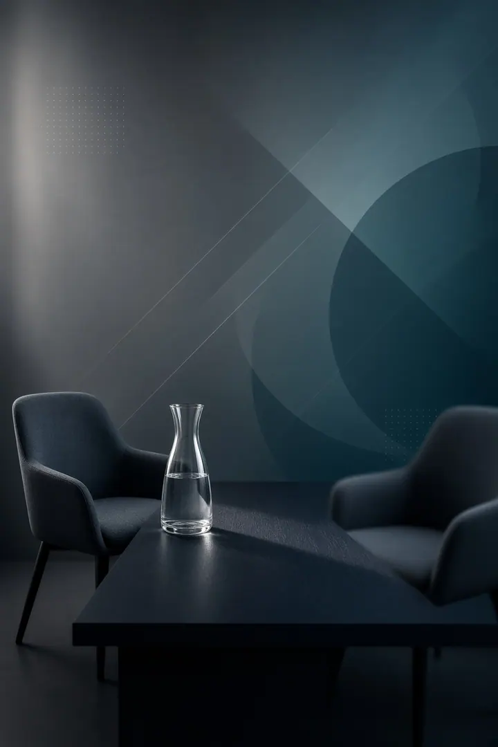 Two chairs, one table โ negotiation starts before words.